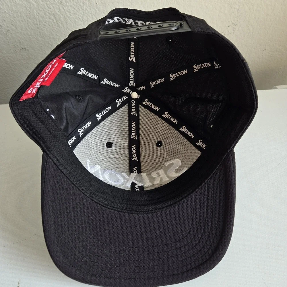Srixon Cleveland Golf Dunlop Original Tour‎ Snapback Black Golf Hat Cap EUC